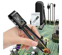 Pince numérique, testeur SMD intelligent, testeur automatique de compteur numérique SMD - Analyseur de composants de haute précision avec reconnaissance des composants d'affichage pour