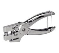 Rapid Pince à œillets RP05 – 100 œillets Ø4 mm inclus – Usage professionnel et bricolage – Gris