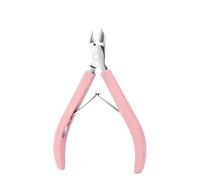 Pince ongle Pince à cuticules for manucure, ciseaux à cuticules, tondeuse, dissolvant de peau morte, outil de coupe en acier inoxydable pour Manucure(Pink)