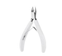 Pince ongle Pince à cuticules for manucure, ciseaux à cuticules, tondeuse, dissolvant de peau morte, outil de coupe en acier inoxydable pour Manucure(White)