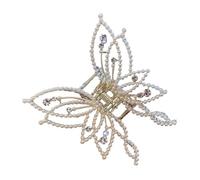 Pince Papillon Pour Cheveux Épais,Pinces À Cheveux Papillon Strass | Clips de mâchoire de griffe de cheveux,Pinces à mâchoires pour cheveux, bijoux scintillants à forte tenue, pour coiffure fine et ép