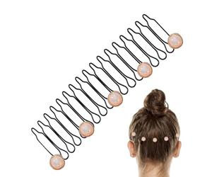 Pince peigne à cheveux pour frange - Coiffure en prise de domestication Flyway Fixer, pince de peigne de coiffure au choix pour les déplacements, par