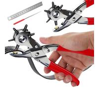 Pince Perforatrice Cuir, Pince Perforatrice Rotative, Ensemble d’Appareils à Trous, pour Ceintures, Bracelets