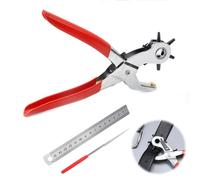 Pince Perforatrice Cuir, Pince Perforatrice Rotative, Perforatrice Trou Ceinture, Pince Trou Ceinture Cuir, Ensemble d’Appareils à Trous, Pince a Trouer le Cuir pour Ceintures, Bracelets
