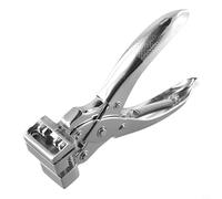 Pince perforatrice en T pour carte en PVC et feuille de plastique, perforatrice en forme de T avec poignée antidérapante, outil de coupe en alliage de zinc pour emballage de carton jusqu'à