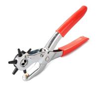 Pince Perforatrice, Perforatrice Cuir, Outil Perforation, Pince Perforatrice Cuir, Pince Perforatrice Rotative, Pince a Trouer le Cuir, Pince à Poinçon Perforatrice Robuste avec 6 tailles de poinçon