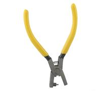 Pince perforatrice pour ceinture en cuir, perforatrice à œillets ronds de 2 mm pour couture, bracelet de montre, outil à main en acier à haute teneur en carbone, design ergonomique, jaune