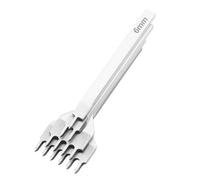 Pince perforatrice pour cuir pour points de cuir et travaux de couture - Pince perforatrice à 4 dents avec perforation de précision - Outil de poinçonnage - Accessoire en cuir pour bricoleurs, femmes