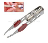 Pince Pincette à Epiler avec Lampe lumière LED pour Sourcil et Maquillage