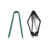 Pince plate à puce IC de type U, 20 broches à 80 broches ROM pour circuits imprimés ROM, extracteur pour paquets PLCC DIP, vert, noir, ABS, métaux, électronique, pince à épiler