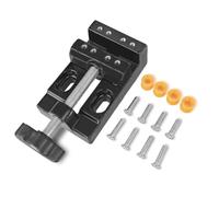 Pince plate compacte en alliage d'aluminium avec mâchoires parallèles réglables pour une utilisation en micro-atelier - Mini étau pour gravure, joint d'étanchéité et bricolage de bijoux