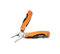 Pince pliante en acier inoxydable (orange), outils à main, tournevis, kit de matériel de camping