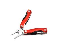 Pince pliante en acier inoxydable (rouge), outils à main, tournevis, kit de matériel de camping