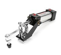 Pince Pneumatique,300mm GH-12130 Vérin de Serrage Pneumatique ProfessionnelIe Interface d'Entrée d'Air: M10 Spécifications du Cylindre: SC32 * 50 Pression Maximale: 9Kgf / cm² （0.9mpa)100PSI