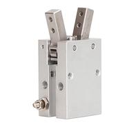 Pince pneumatique à cylindre angulaire, cylindre à doigts à double et simple effet, pince en alliage d’aluminium résistante à l’usure avec buse M5x0,5 pour l’automatisation