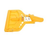 Pince Polyvalente pour Tête de Balai, Remplacement 25mm Acier Inoxydable | Installation Facile, Mécanisme à Ressort, Plastique Jaune, ,3mm, Pièces Détachables
