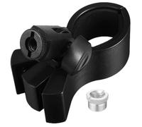 Pince Porte-micro Anti-glisse en Plastique Noir | Maintien Sûr, Mains Dégagées pour Prise de Parole, Streaming, Studio Maison, Compatible Micros Dynamiques