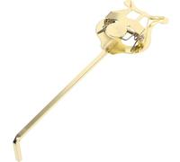 Pince Porte-partitions pour Trompette en Métal, Lyre Portable | Cornet et Petits Instruments, Couleur Or, Rangement Compact, Pose et Retrait Rapides, Maintien Adapté