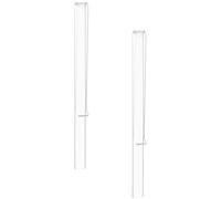 Pince Porte-partitions Transparente en Acrylique pour Pupitre | Lecture Nette des Notes, Fixation Simple sur Support, pour Cours de Musique et Pratique Quotidienne