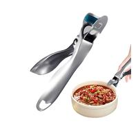 Pince pour bols chauds, ustensile de cuisine multi-angle en acier inoxydable, anti-brûlure pour assiette chaude, pour four, micro-ondes, cuisson, barbecue, servir des aliments et