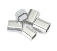 Pince pour câble métallique, Pince Ovale for Câble Métallique M1.0 ~ M8, Virole En Aluminium, Attaches De Câble, Clips À Manchon De Sertissage