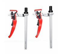 Pince pour chien d'établi, 2 pièces, pince d'établi à cliquet de 5/8 pouces | Acier CrV avec forgeage précis.Mécanisme à cliquet rapide.Aucun outil nécessaire pour l'installation.Capacité de 6-5/16".