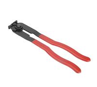 Pince pour Collier à Oreille, Outil de Serrage pour Durites de Système de Refroidissement et Carburant, Acier Trempé 24cm Rouge et Noir - Serrage Précis et Sûr, Poignée