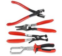 Pince pour colliers de serrage de tuyau - Pince à collier de serrage pour voiture - Avec col droit - Pince de retrait - Outil d'installation