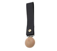 Pince pour couverture de poussette - 12,5 x 2,5 cm - Pince pour couvertures de poussette - Sans effort et élégante - En bois PU - Clips de poussette pour poussette - K