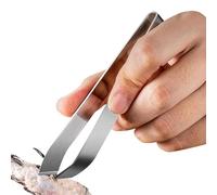 Pince pour enlever les arêtes de poisson - Outil en acier épais avec bouche plate oblique, accessoire de nettoyage | Équipement de cuisine à longue queue pour fruits de mer, parfait pour enlever les