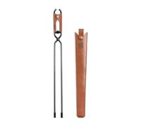 Pince pour feu de camp - 55 cm - Outils de foyer - Pince à bois de chauffage - Pour le camping et la cuisson du barbecue