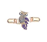 Pince Pour Gilet Châle Clip de pull en strass, 2 pièces, Corsage à franges, boucle Anti-lumière, épingles revers Vintage, collier(Style 6)