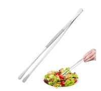 Pince pour la cuisine | Pince à épiler alimentaire en acier inoxydable de 30 cm, longue pince en métal - pour restaurant, pique-nique, bar, buffet, fête, camping, barbecue, barbecue