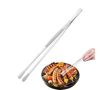 Pince pour la cuisine | Pince alimentaire en acier inoxydable de 30 cm - Longue pince à salade | Pour camping, restaurant, barbecue, buffet, fête, barbecue, bar, pique-nique