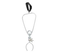 Pince pour Lampe à Reptiles à Clip Robuste en Alliage D’aluminium Noir | Tortues et Lézards, Usage Intérieur et Extérieur, Sûre et Pratique, Support de Lampe Métallique