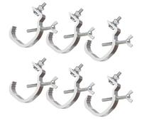 Pince pour lumières de scène, 6 pièces, lumières crochets, pince de scène, treillis de fixation à pince C pour projecteur de scène, Truss Clamp Crochets Truss Lumières Utilisation pour structures de