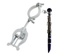 Pince pour partitions de clarinette | Support pour lyre de hautbois pour trombone | Accessoire d'instrument de musique portable pour débutants pour femmes et hommes