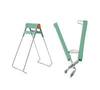 Pince pour Plaque chauffante de Cuisine, Casserole Clamp Plateau Vapeur Vapeur Acier Inoxydable, Pince Gastronomique Pince en Acier Inoxydable Anti-Chaud Pince pour Plat Chaud Bol Anti-Brûlure-vert