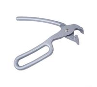 Pince pour poêle à pizza robuste - Support en aluminium pour soulever des plateaux - Lève-plaque antidérapant avec action à ressort - Outil essentiel de préhension de plaque de cuisson - 20 x 16,5 cm