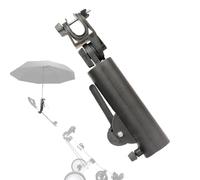 Pince pour Porte-Parapluie, Porte-Parapluie pour Voiturette De Golf | Porte-Parapluie À Double Verrouillage pour Chariot De Golf, Support De Golf Réglable pour Poussette, Poignées De Chariot De Golf,