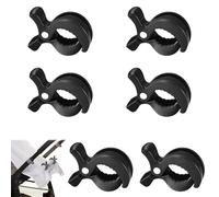 Pince pour Poussette Universelle,6pcs Pince à Linge Poussette Plastique,Pinces à Linge pour Couvertures Poussette,Clips Serviettes Poussette,Clips Antiglissantes pour Jouets,Langes sur Poussette