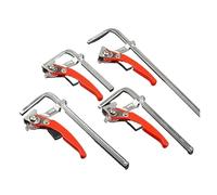 pince pour rail de guidage 1 pince à cliquet rapide F, tout acier forgé, for rail de guidage, pince fixe for charpentier, outil manuel for machine(200x60mm)