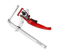 Pince Pour Scie À Chenilles - Pince ABS À Une Main | Plage De Serrage Antidérapante De 160 Mm Forte Force De Maintien | Sécurise Les Rails Festool Et Les Tables De Travail MFT Lors Des Projets De