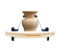 Pince pour tour de poterie avec 5 pieds de support réglables pour machine à poterie portable de 22 à 36 cm - Pince à plateau tournant - Outil de réparation d'art en céramique pour studio, école
