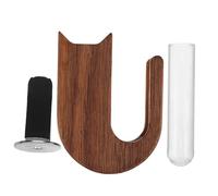 Pince pour Vase à Fleurs Grille D’aération Voiture en Verre et Bois