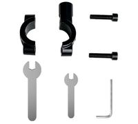 Pince pour vélo t vis, convient aux rétroviseurs de vélo, convient à la plupart des vélos avec un diamètre de guidon compris entre 22,2 mm et 25 mm.