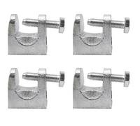 Pince Poutre - Acier Galvanisé - Pack de 4 - Ouverture 25mm - Charge max 2500N