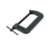 Pince réglable en forme de G pour le travail du bois, pince de fixation en acier robuste avec écrou moleté et arrêt de sécurité, pince rotative à 90° pour plaque (15,2 cm)