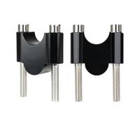 Pince Rehausseur Guidon Pince De Poignée Universelle pour Guidon De Moto 28 Mm 1 1/8" 22 Mm 7/8" Barre De Montage(22mm Black)