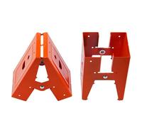 Pince renforcée pour postes de travail sans outil - Dents antidérapantes - Découpe d'alignement visible pour une utilisation en menuiserie - Supports d'établis faciles à transporter